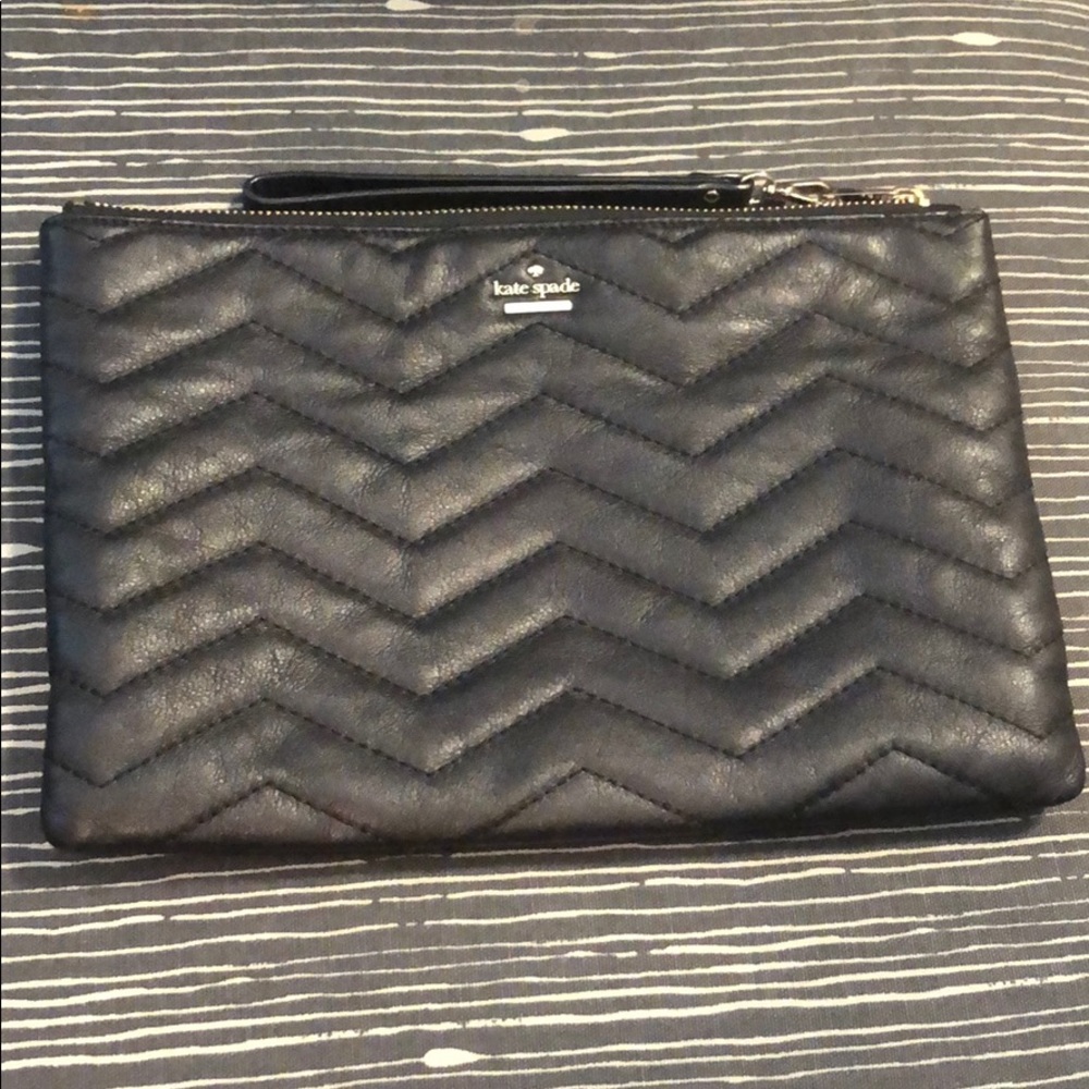 Kate Spade Large, Black Wristlet